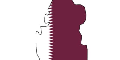 خريطة قطر العلم