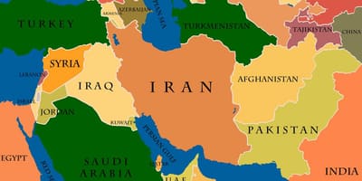 خريطة الدوحة قطر الأوسط